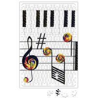 Piano Piyano Müzik Notaları Puzzle 240 Parça Yapboz