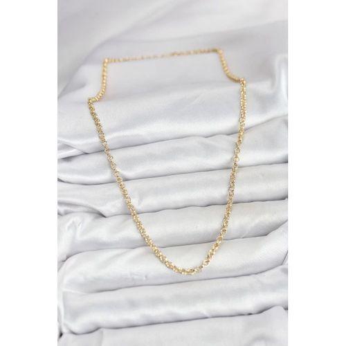 CM Gold Renk Pirinç Halkalı Model Kadın Kolye