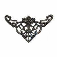 Dekoratif Köşe Süsü, Köşelik - Büyük, 31x55mm, Antik, 1 Adet