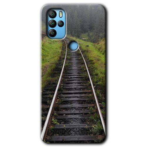 Omix X500 Kılıf HD Desen Baskılı Arka Kapak - Tren Yolu