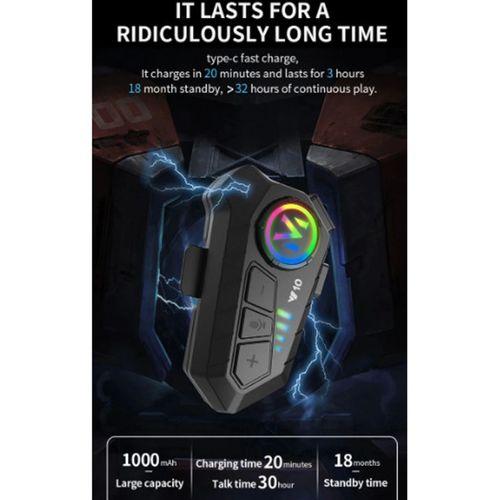 Kask Kulaklık Bluetooth Motosiklet Kulaklık 5,3 Bluetooth Intercom Motorsiklet Kulaklık