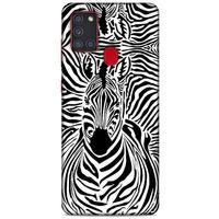 Animax Zebra Silüet Samsung Galaxy A21s Kılıf Desenli Silikon