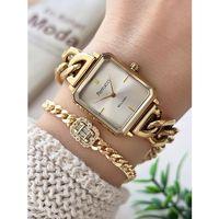 Ferrucci Kadın Kol Saati+Bileklik Özel Seri Çelik Kordon Kararma Renk Atma Yapmaz VS.BLKT.0738