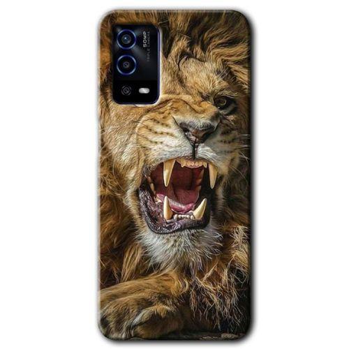 OPPO Oppo A55 Kılıf HD Desen Baskılı Arka Kapak - Lion King