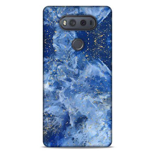LG K61 Uyumlu Kılıf Mavi Delisi (9) Kılıf Mürekkep