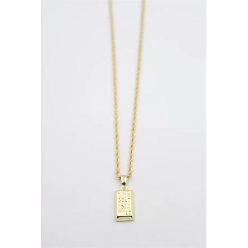 Külçe Altın Kolye - Altın