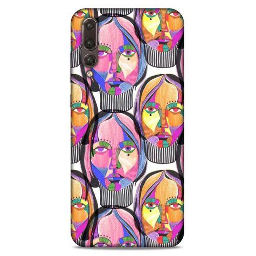 Lopard Huawei P20 Pro Uyumlu Kılıf Sürreal Yüzler ♀ (1) Kılıfı Baskılı