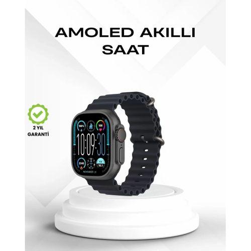 Amoled Akıllı Saat Bluetooth Arama Su Geçirmez