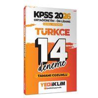 Yediiklim Kpss Gy Ön Lisans Türkçe 14 Deneme 2026