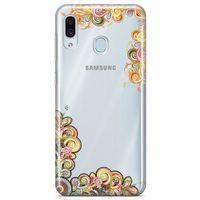 Samsung Galaxy A30 Kılıf El İşi Süsler Arka Kapak Koruma Desenli Full Koruyucu