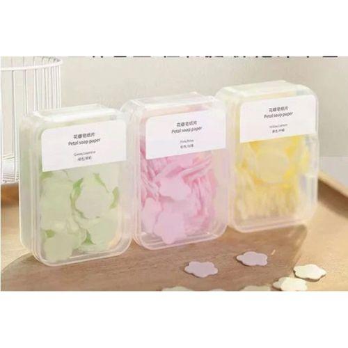 100 Yaprak Eriyen Mini Parfümlü Kağıt Sabun