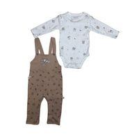 Bibaby Bibaby Biorganic Love  Our Earth Salopet 60786 Mocha