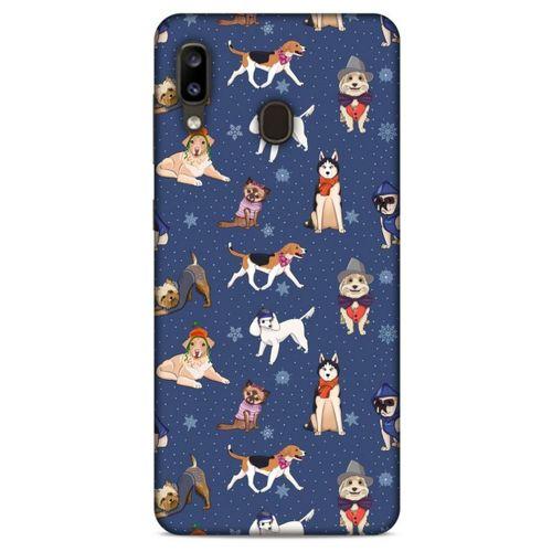 Samsung Galaxy A20 Kılıf Köpek Kıyafetleri (11) Tam Koruma Beagle, Rottweiler, Kangal