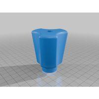 Duş Musluk Kolu Tutacağı 3D Baskı (Bu ürün Sadece Plastik parçadır - Almadan Önce Soru Sorabilirsiniz)