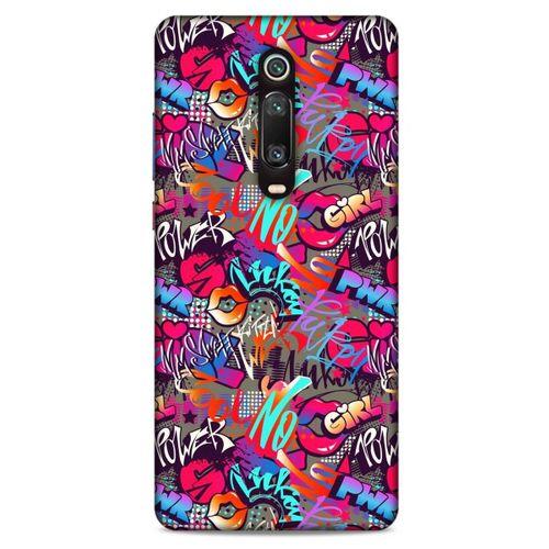 Graffitix (8) Desenli Silikon Kapak Xiaomi Redmi K20 Kılıf
