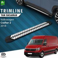 VW Crafter 2 Van Uzun Şase 2018 Üzeri Drs Trim Line Serisi Gri Yan Basamak 358 Cm