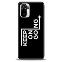 Xiaomi Redmi Note 10 Kılıf HD Baskılı Kılıf - Keep On Going + Tam Ekran Koruyucu