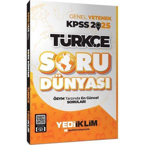 2025 KPSS Genel Yetenek Türkçe Soru Dünyası Yediiklim Yayınları