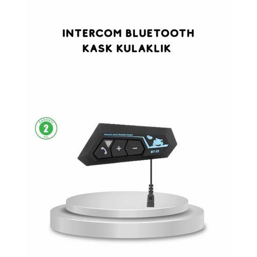 Bt22 Kask Bluetooth Kulaklık 5.0 Gürültü Engelleyici Ve Eller Serbest Kullanım