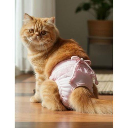 Rosie Pink Kedi İç Çamaşırı Regl Külot Don