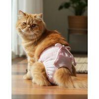 Rosie Pink Kedi İç Çamaşırı Regl Külot Don