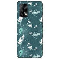 Oppo A74 4G Uyumlu Kılıf Mavi Delisi (29) Arka Koruma Kılıfı Evren