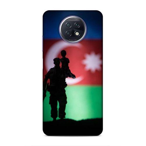 Xiaomi Redmi Note 9T Uyumlu Kılıf Azarbaijan (14) Lansman Kılıf Asker Bayrak