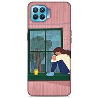 Oppo Reno 4 Lite Kılıf Depresyon (18) Telefon Kılıfları Pembe Yeşil