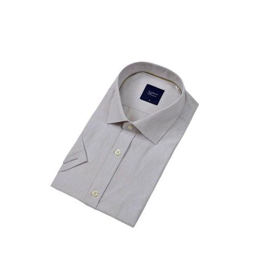 Erkek Klasik Çizgili Kısa Kol Gömlek 9493 BGL-ST04580