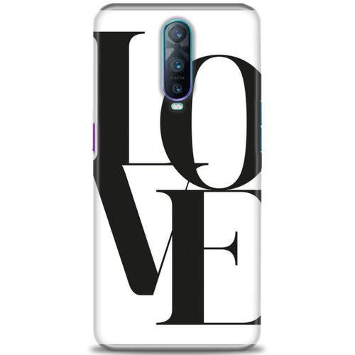 Oppo RX17 Pro Kılıf HD Baskılı Kılıf - Love + Tam Ekran Koruyucu