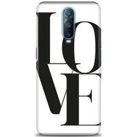 Oppo RX17 Pro Kılıf HD Baskılı Kılıf - Love + Tam Ekran Koruyucu