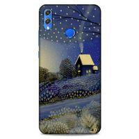 Huawei Honor 8x Kılıf Snowix (42) Rugged Armor Kılıf Gold Lacivert