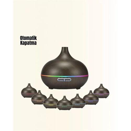 7 Renk Işıklı Ultrasonik Hava Difüzörü – Sessiz Ve Güvenli Kullanım