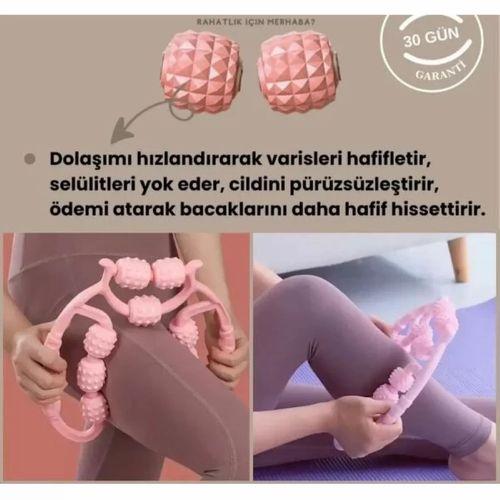 9 Tekerlekli Yoga Fitness Silindiri (Roller)