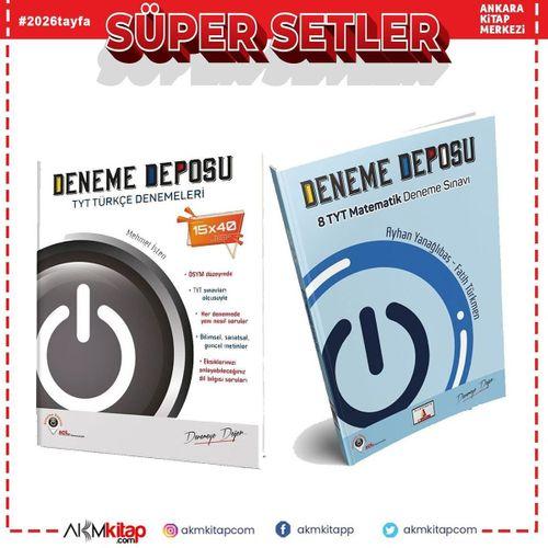 Deneme Deposu TYT Türkçe ve Matematik Deneme Seti 2 Kitap