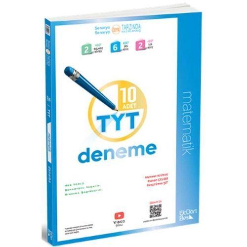 TYT Matematik 10 Adet Deneme Üç Dört Beş Yayınları