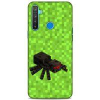 Lopard Oppo Realme 5i Uyumlu Kılıf PiXel (13) Silikon Kap MC Spider