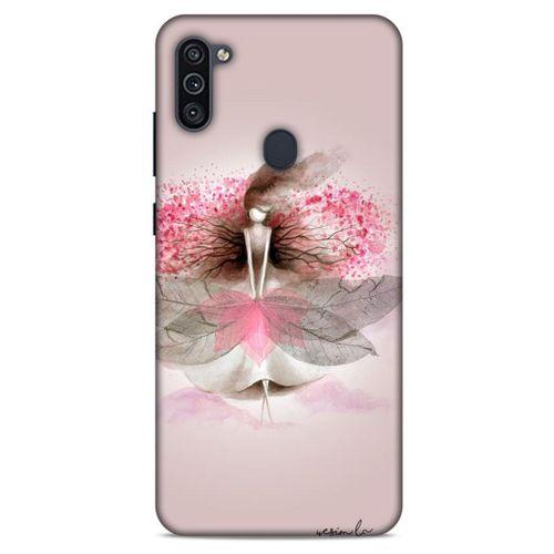 Y.Liva-2020 (Sakura) Samsung Galaxy M11 Kılıf Silikon Kapak Desenli