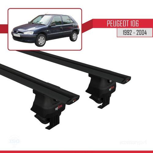 Peugeot 106 1992-2004 Arası ile uyumlu ACE-4 Ara Atkı Tavan Barı SİYAH