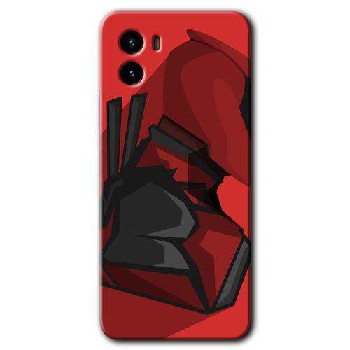 MRCİLETİSİM Vivo Y15s Kılıf HD Desen Baskılı Arka Kapak + Temperli Cam - DeadPool