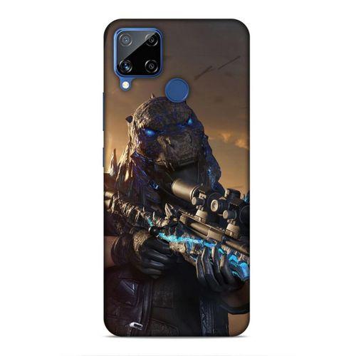 Realme C15 Uyumlu Kılıf Utopia (27) Tasarımlı Kılıf Sarı