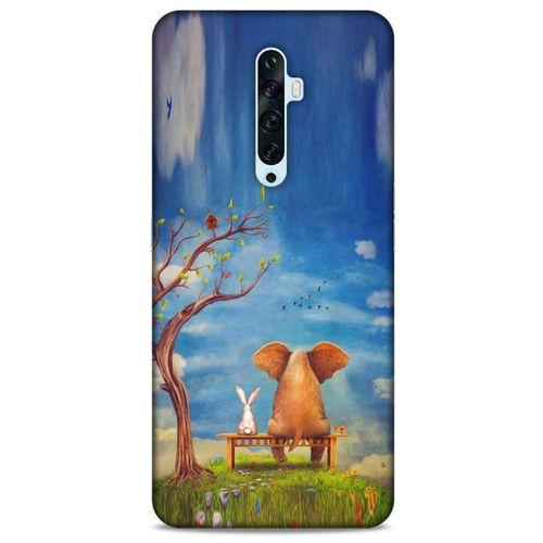 Oppo Reno 2z Kılıf Depresyon (28) Arka Kapak Kırmızı Siyah