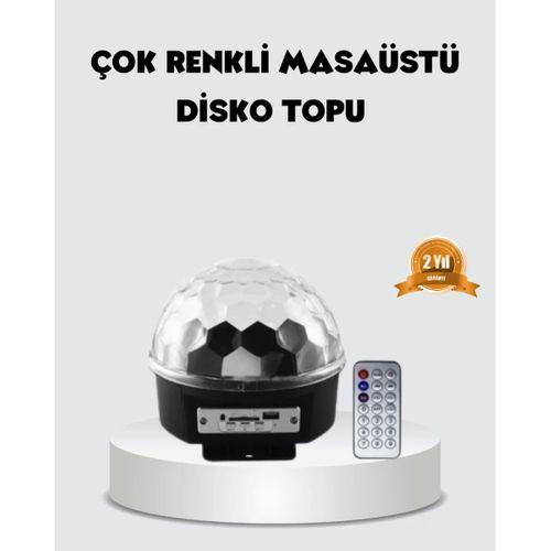 Rgb Led Disko Topu Projektör – Ev Partileri, Doğum Günleri Ve Eğlence İçin Işık Şovu