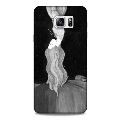 Samsung Galaxy Note 5 Kılıf Depresyon (24) Darbe Emici Kılıf Kahve Sarı