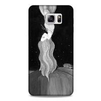 Samsung Galaxy Note 5 Kılıf Depresyon (24) Darbe Emici Kılıf Kahve Sarı