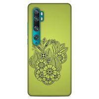 Lopard Xiaomi Mi Note 10 Pro Uyumlu Kılıf Tattoo's (40) Fit Silikon Kılıf Çiçek Dövmesi