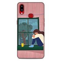 Samsung Galaxy A10s Kılıf Depresyon (18) Telefon Kılıfları Pembe Yeşil