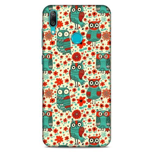 Baykuşlar (14) Desenli Silikon Kapak Telefon Kabı Huawei Y7 2019 Kılıf