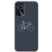 Oppo A16 Kılıf Baskılı Arka Kapak - Bike +Tam Ekran Koruyucu