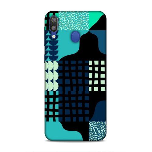 Samsung Galaxy M20 Uyumlu Kılıf Insomnia (17) Tasarım Kılıf Yeşil Lacivert